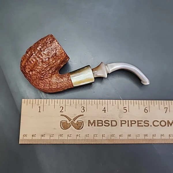 Savinelli Estella Non Pareil 9614 Oom Paul Estate Briar Pipe, Italian Estates - Image 11