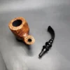 Ben Wade Danish Pride Partially Sandblasted Freehand Estate Briar Pipe, Danish Estates - Image 11