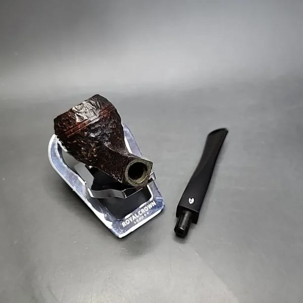 Astleys of London Rusticated Straight Bulldog Estate Briar Pipe - Image 11