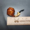 Doctor's Pipes Grand Flash Smooth Rhodesian w/ Boxwood Handmade Briar Pipe, New - Image 12