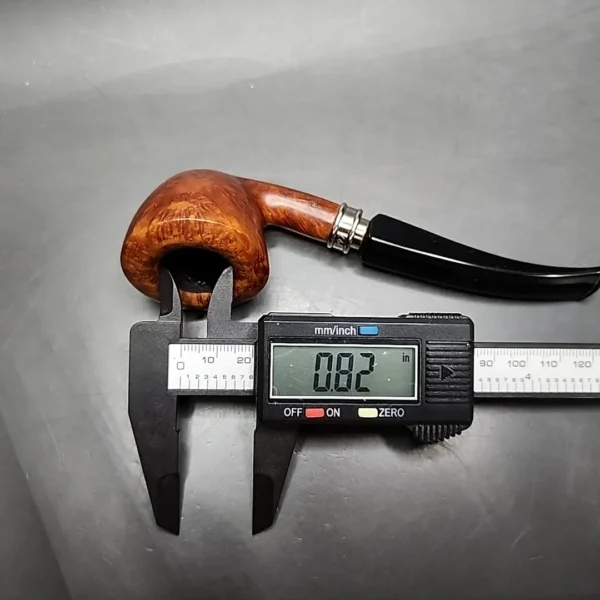 Brebbia Pura Gala 1997 Smooth Bent Dublin Estate Briar Pipe, Italian Estates - Image 12