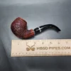 Mastro de Paja Rusticated Bent Apple Estate Briar Pipe, 9mm, Italian Estates - Image 12