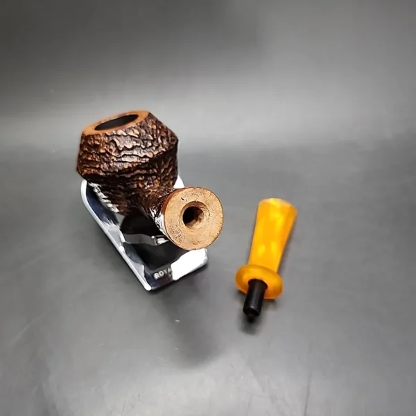 Mario Grandi Sandblasted Rhodesian Estate Briar Pipe, Italian Estates - Image 11