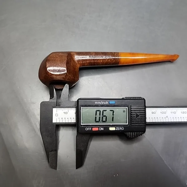 Vauen Bruyere Extra w/ Amber Stem Estate Briar Pipe Unsmoked - Image 12