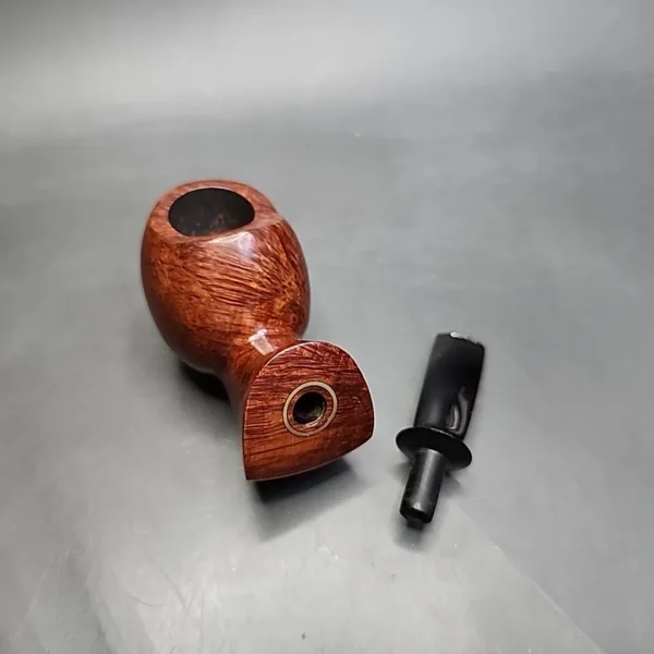 Bennie Joe Smooth Blowfish Handmade Briar Pipe, New - Image 12