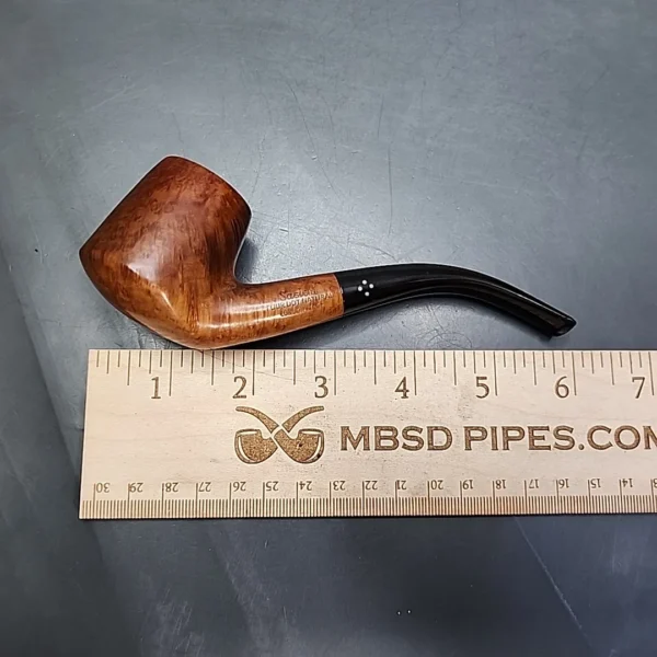 Sasieni Four Dot Natural Richmond Volcano Estate Briar Pipe, English Estates - Image 12