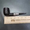 2001 Dunhill Christmas Sandblasted Silver Spigot Billiard Estate Briar Pipe, Unsmoked - Image 12