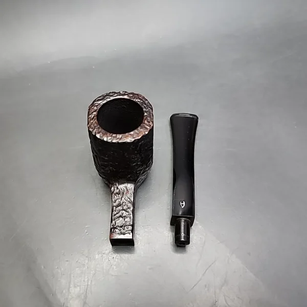 Astleys Rusticated Panel Billiard Estate Briar Pipe, English Estates - Image 12