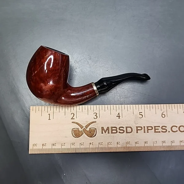 Vauen 6873 Smooth Bent Egg Estate Briar Pipe, Unsmoked, 9mm - Image 12