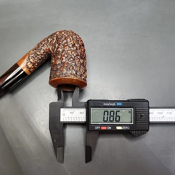 Randy Wiley for PCI 1986, Sea Reef Bent Stack Estate Briar Pipe, Unsmoked - Image 12