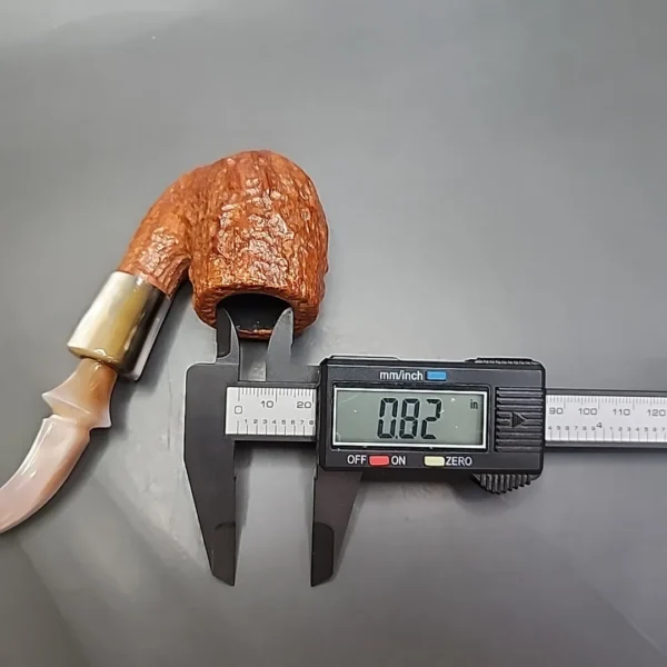 Savinelli Estella Non Pareil 9614 Oom Paul Estate Briar Pipe, Italian Estates - Image 12