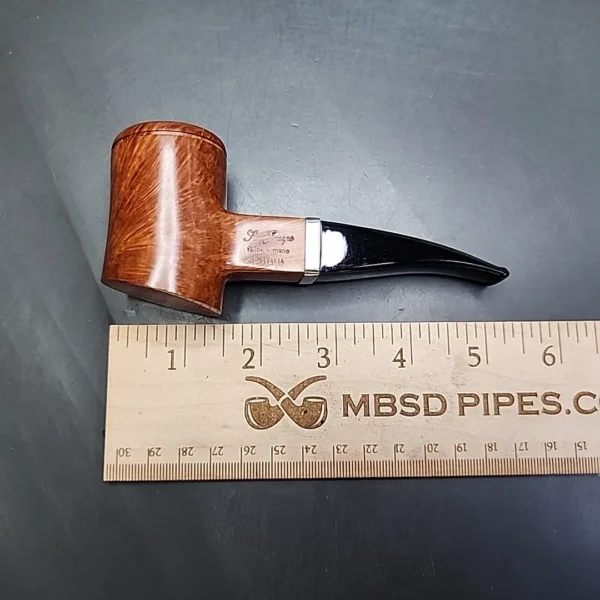 Ser Jacopo L2 Smooth Poker Estate Briar Pipe, Unsmoked - Image 12