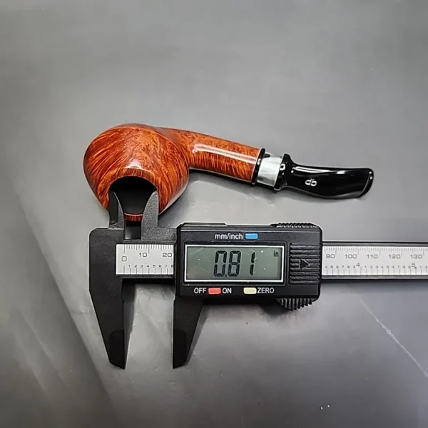 Design Berlin Strassbourg Smooth Bent Rhodesian Estate Briar Pipe Unsmoked, 9mm - Image 12