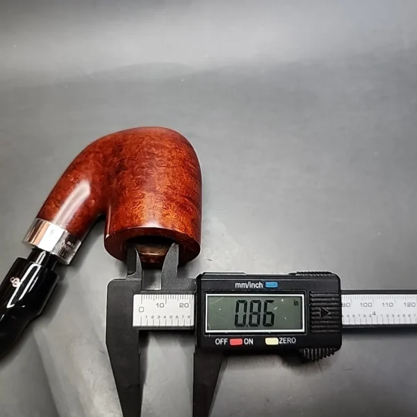 Peterson Hand Made Pub Pipe Smooth Oom Paul Estate Briar Pipe, Irish Estates - Image 12