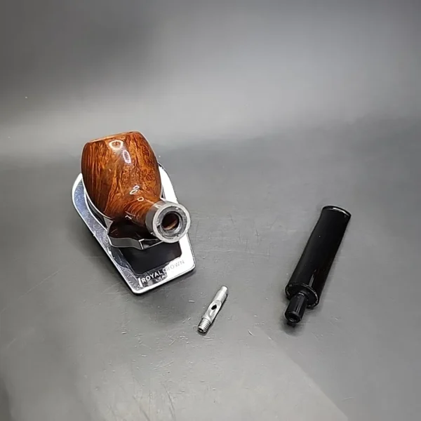 Chacom Golden Grain 168 Smooth Straight Apple Estate Briar Pipe, Unsmoked - Image 12