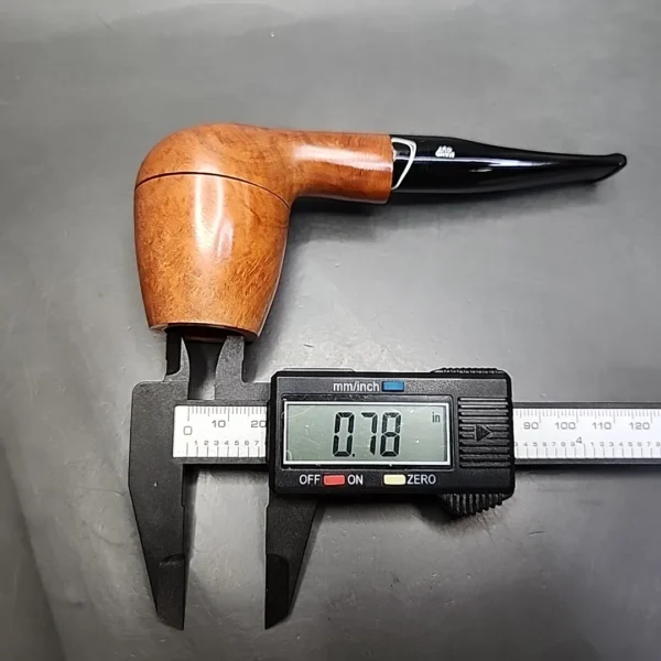 Chacom Design Smooth Stack Hybrid Estate Briar Pipe Unsmoked - Image 12