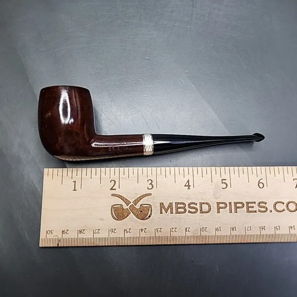 Jacobean Original by Les Wood Smooth Straight Billiard Estate Briar Pipe, Unsmoked - Image 13