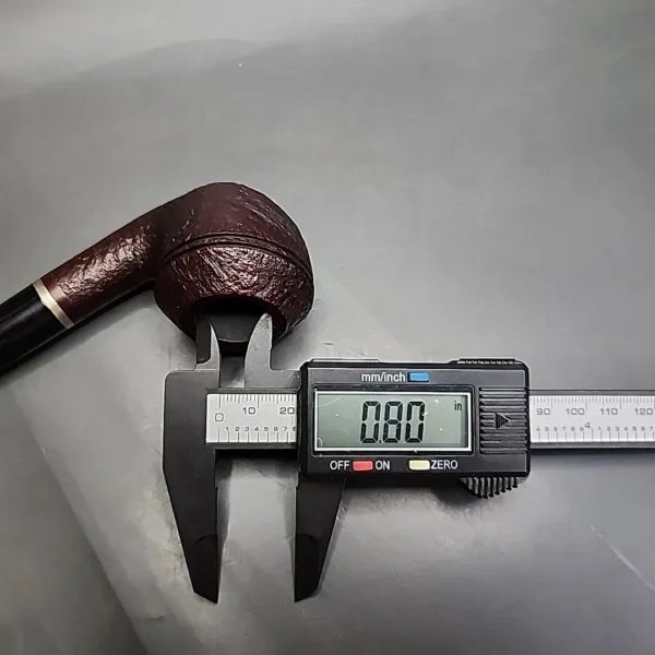 Vauen 5202 Sandblasted Bent Rhodesian Estate Briar Pipe, Unsmoked, 9mm - Image 12