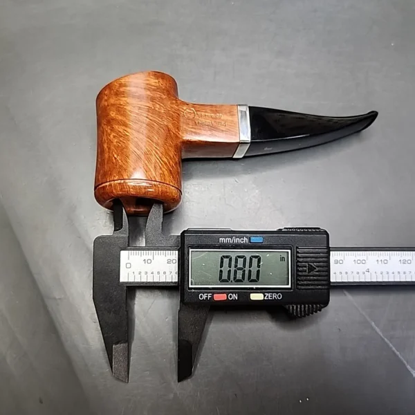 Ser Jacopo L2 Smooth Poker Estate Briar Pipe, Unsmoked - Image 13