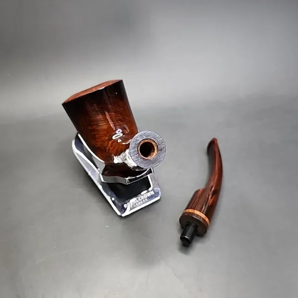 Jacky Berrod Passion 72 Smooth Bent Dublin Estate Briar Pipe, French Estates - Image 13
