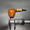 Doctors Pipes Double Flash Bamboo Brandy Handmade Briar Pipe, New - Image 13