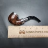Peterson Flame Grain Spigot w/ Silver Cap 221 Smooth Bent Billiard Estate Briar Pipe, Irish Estates - Image 12