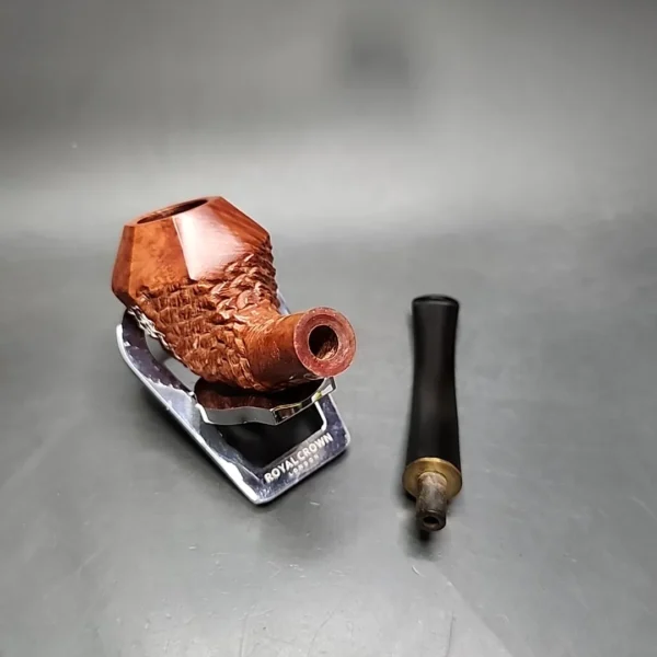BBB Bolder Grain 10 Panel Rhodesian Estate Briar Pipe, Unsmoked - Image 13