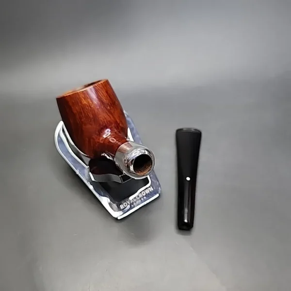 1992 Dunhill Bruyere 4103 Smooth Army Mount Billiard Estate Briar Pipe, English Estates - Image 14
