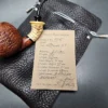 Doctor's Pipes Flash Grade Sandblasted Bent Apple Handmade Briar Pipe, New - Image 14