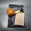 Doctors Pipes Double Flash Bamboo Brandy Handmade Briar Pipe, New - Image 15