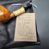 Doctors Pipes Double Flash Bamboo Brandy Handmade Briar Pipe, New - Image 16
