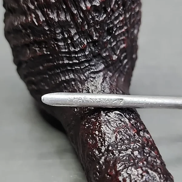 1925 Cased Dunhill's Shell Briar Magnum Billiard Estate Briar Pipe, English Estates - Image 18