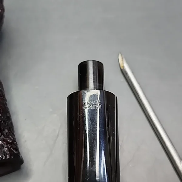 1925 Cased Dunhill's Shell Briar Magnum Billiard Estate Briar Pipe, English Estates - Image 19
