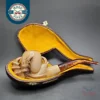 CAO Large Claw Egg Estate Block Meerschaum Pipe, Fitted Case