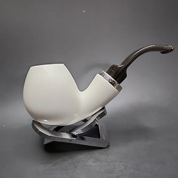 MBSD Meerschaum Reverse Calabash Brandy Block Meerschaum Pipe - Image 3