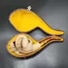 CAO Large Claw Egg Estate Block Meerschaum Pipe, Fitted Case - Image 3