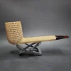 SMS Lattice Canadian Estate Block Meerschaum Pipe - Image 4