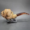 CAO Large Claw Egg Estate Block Meerschaum Pipe, Fitted Case - Image 4
