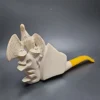 Hakan Magnum Bald Eagle Block Meerschaum Pipe, Unsmoked - Image 4