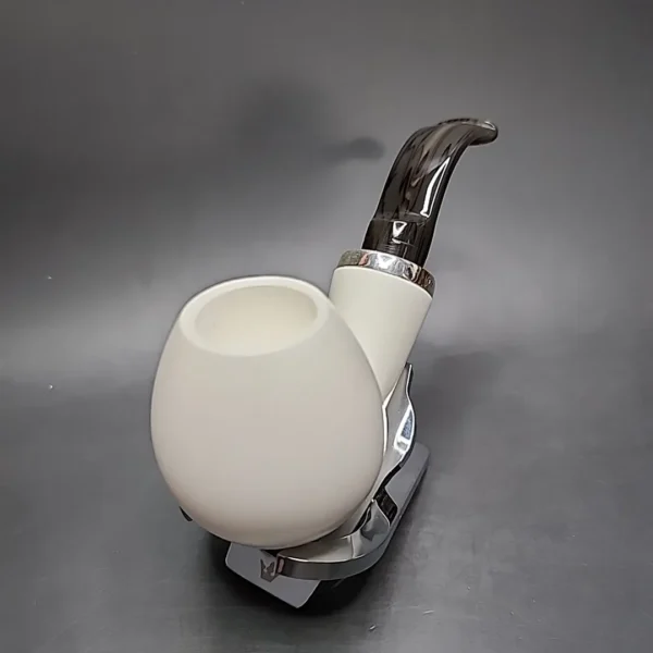 MBSD Meerschaum Reverse Calabash Brandy Block Meerschaum Pipe - Image 5