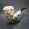 CAO Magnum Floral Dublin Estate Block Meerschaum Pipe & Fitted Case, Turkish Estates - Image 6