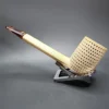 SMS Lattice Canadian Estate Block Meerschaum Pipe - Image 9