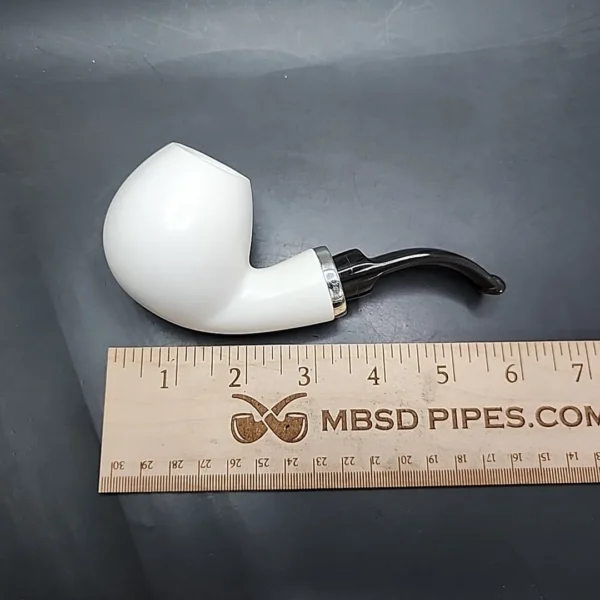 MBSD Meerschaum Reverse Calabash Brandy Block Meerschaum Pipe - Image 9