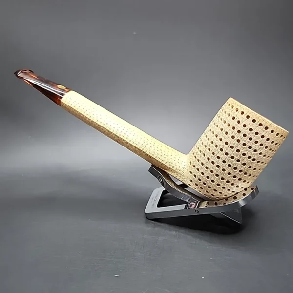 SMS Lattice Canadian Estate Block Meerschaum Pipe - Image 9