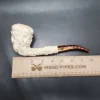 CAO Magnum Floral Dublin Estate Block Meerschaum Pipe & Fitted Case, Turkish Estates - Image 10