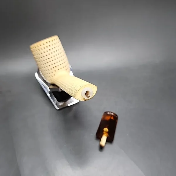 SMS Lattice Canadian Estate Block Meerschaum Pipe - Image 13