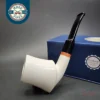 MBSD Meerschaum Deluxe Block Meerschaum Pipe, Briar-Mortise