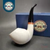 MBSD Meerschaum Deluxe Smooth Swan Block Meerschaum Pipe, Briar-Mortise, New