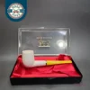 Mastercraft Austrian Straight Billiard Meerschaum Pipe, Unsmoked