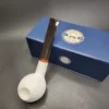MBSD Meerschaum Deluxe Bent Apple Block Meerschaum Pipe, Briar-Mortise, New - Image 3